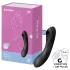 Satisfyer Curvy Trinity 4 - gaisa viļņu 2‑in‑1 vibrators (melns)