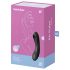 Satisfyer Curvy Trinity 4 - gaisa viļņu 2in1 vibrators (melns)