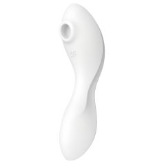   Satisfyer Curvy Trinity 5+ - sieviešu vibrators un klitora stimulators balts