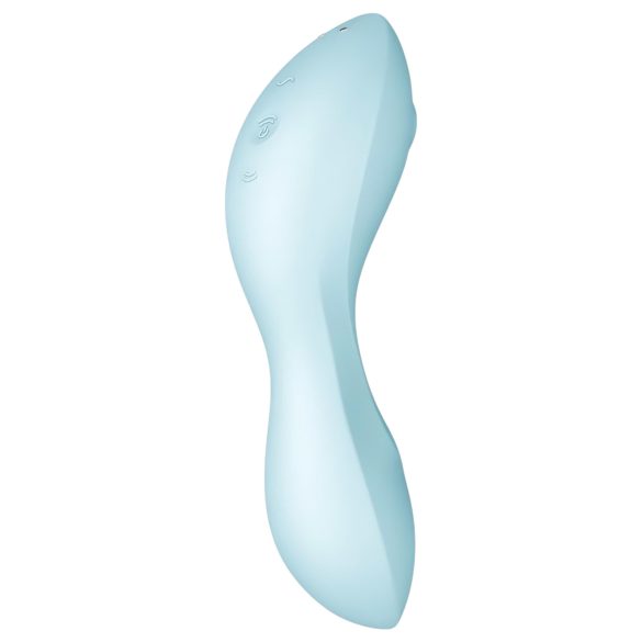 Satisfyer Curvy Trinity 5+ - sieviešu vibrators un klitora stimulators zils