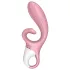 Satisfyer Hug Me - lietotnes vadāms klitora vibrators ar rokturi (rozā)