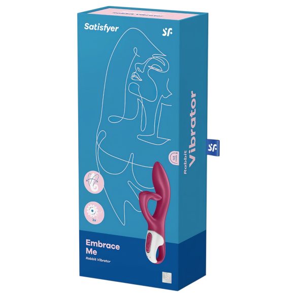 Satisfyer Embrace Me - uzlādējams klitorālais vibrators (sarkans)