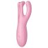 Satisfyer Trijatā 4 - inteliģents klitora vibrators (rozā)