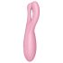 Satisfyer Trijatā 4 - inteliģents klitora vibrators (rozā)