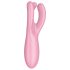 Satisfyer Trijatā 4 - inteliģents klitora vibrators (rozā)