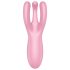 Satisfyer Threesome 4 - inteliģentais klitora vibrators (rozā)