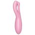 Satisfyer Trijatā 4 - inteliģents klitora vibrators (rozā)
