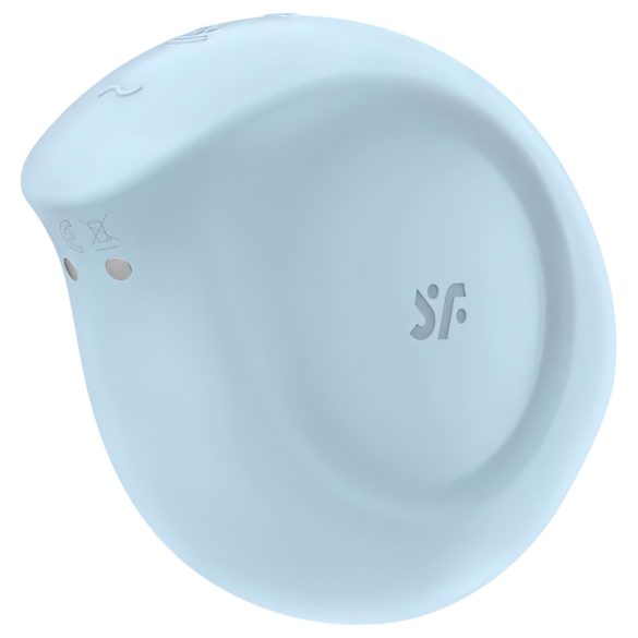 Satisfyer klitora stimulators ar viļņu vibrāciju zilā krāsā