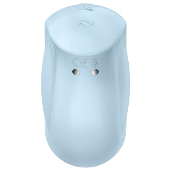 Satisfyer klitora stimulators ar viļņu vibrāciju zilā krāsā