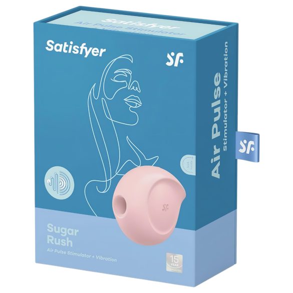 Satisfyer klitora stimulators ar viļņu tehnoloģiju rozā