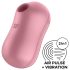 Satisfyer Cotton Candy - gaisa viļņu klitora stimulators (koraļļu krāsa)