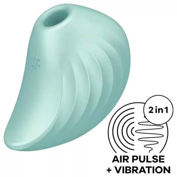 Satisfyer Pearl Diver - klitora stimulators ar gaisa viļņiem, mentola krāsā