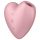 Satisfyer Cutie Heart - akumulatora klitora vibrators ar gaisa viļņiem (rozā)