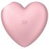 Satisfyer Cutie Heart - akumulatora klitora vibrators ar gaisa viļņiem (rozā)