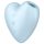 Satisfyer Cutie Heart - akumulators klitora vibrators ar gaisa viļņiem (zils)
