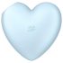 Satisfyer Cutie Heart - akumulators klitora vibrators ar gaisa viļņiem (zils)
