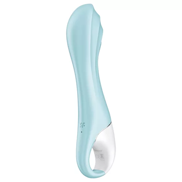 Satisfyer Air Pump Vibrator 5 - lietotnes vadāms (zils)