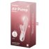 Satisfyer Air Pump Bunny 3 - piepūšams vibrators (rozā)