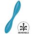Satisfyer G-spot Flex 1 - uzlādējams, ūdensnecaurlaidīgs G-punkta vibrators (zaļš)