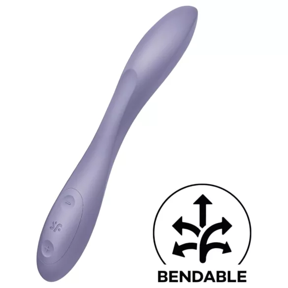 Satisfyer G-spot Flex 2 - G-punkta vibrators, uzlādējams, ūdensizturīgs, violets