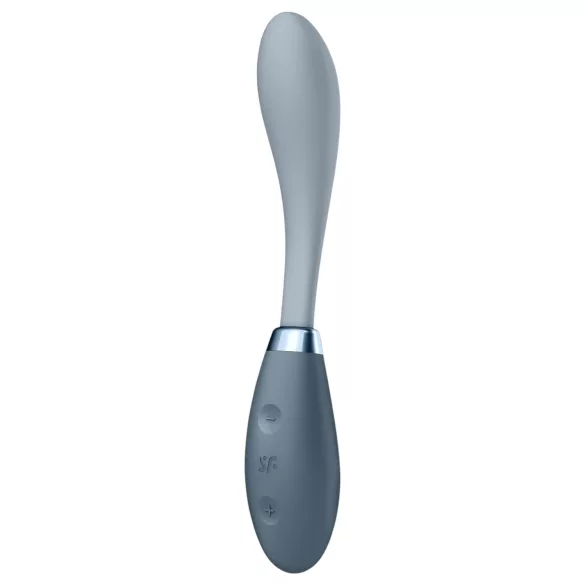 Satisfyer G-Spot Flex 3 - uzlādējams G-punkta vibrators pelēks