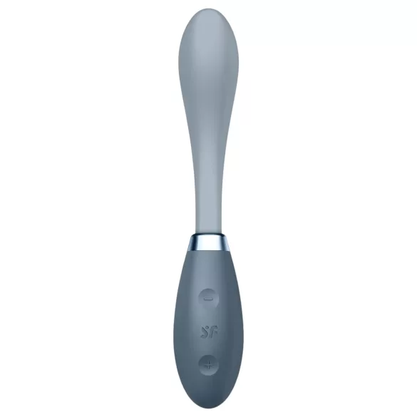 Satisfyer G-Spot Flex 3 - uzlādējams G-punkta vibrators pelēks