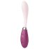 Satisfyer G-Spot Flex 3 - uzlādējams G-punkta vibrators (rozā-sarkans)