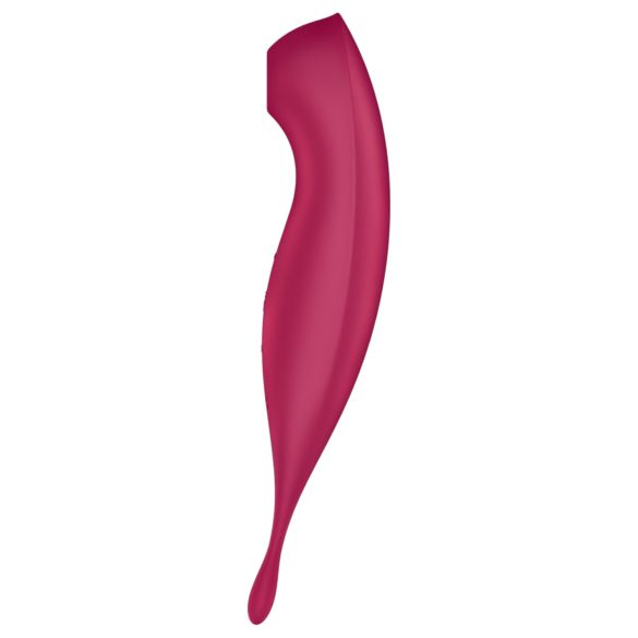Satisfyer Twirling Pro - klitora vibrators un stimulators 2in1 sarkans