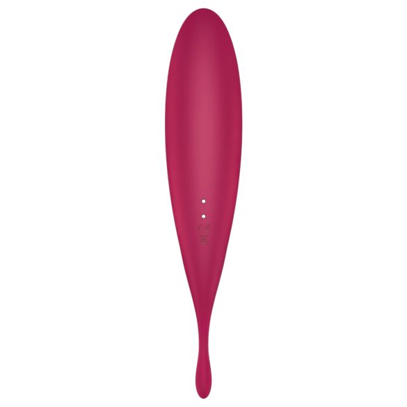 Satisfyer Twirling Pro - klitora vibrators un stimulators 2in1 sarkans