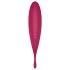 Satisfyer Twirling Pro - klitora vibrators un stimulators 2in1 sarkans