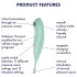 Satisfyer Twirling Pro - lietotnes vadāms klitora vibrators (mentols)