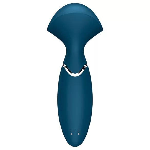 Satisfyer Mini Wand-er - ūdensizturīgs masāžas vibrators (zils)