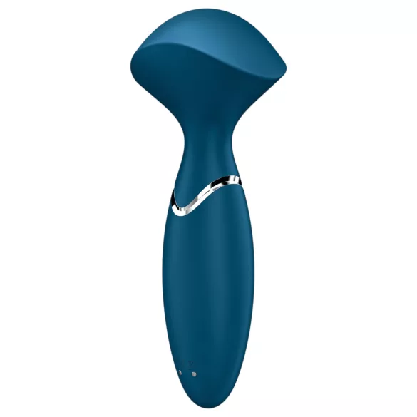 Satisfyer Mini Wand-er - ūdensizturīgs masāžas vibrators (zils)
