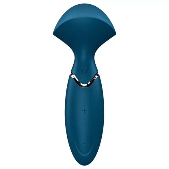Satisfyer Mini Wand-er - ūdensizturīgs masāžas vibrators (zils)
