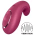 Satisfyer Dipping Delight - uzlādējams klitora vibrators (sarkans)