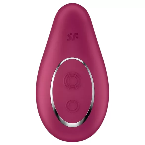 Satisfyer Dipping Delight - uzlādējams klitora vibrators (sarkans)