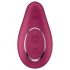 Satisfyer Dipping Delight - uzlādējams klitora vibrators (sarkans)
