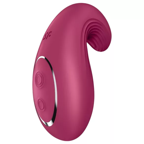 Satisfyer Dipping Delight - uzlādējams klitora vibrators (sarkans)