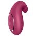 Satisfyer Dipping Delight - uzlādējams klitora vibrators (sarkans)