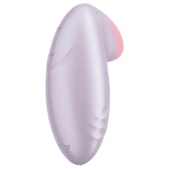 Satisfyer klitora vibrators ar aplikāciju, violets