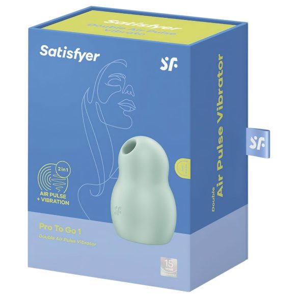 Satisfyer Pro To Go 1 - klitorā stimulators ar gaisa viļņu tehnoloģiju,