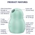 Satisfyer Pro To Go 1 - uzlādējams gaisa viļņu klitora stimulators (piparmētra)