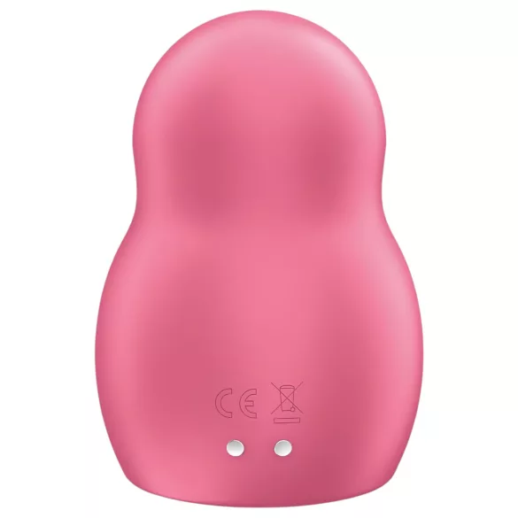 Satisfyer Pro To Go 1 - uzlādējams, gaisa viļņu klitora stimulators (sarkans)