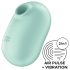 Satisfyer Pro To Go 2 - klitora stimulatora ar gaisa viļņiem, uzlādējams, menta