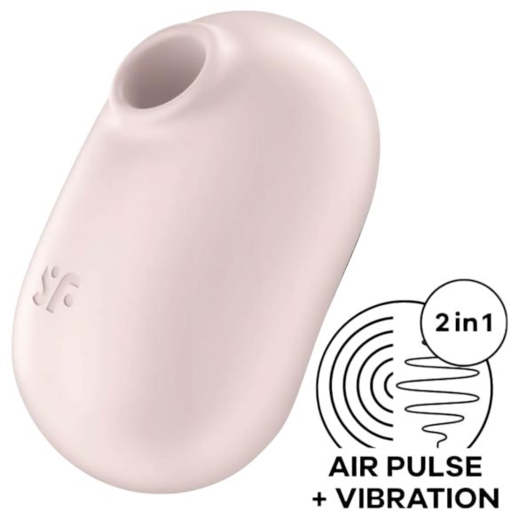 Satisfyer Pro To Go 2 - Gaisa viļņu klitora stimulators (bēšs)