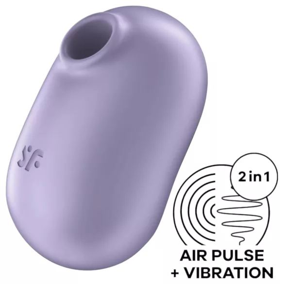 Satisfyer Pro To Go 2 - klitorāla stimulators ar gaisa viļņiem uzlādējams violets