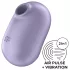 Satisfyer Pro To Go 2 - klitorāla stimulators ar gaisa viļņiem uzlādējams violets