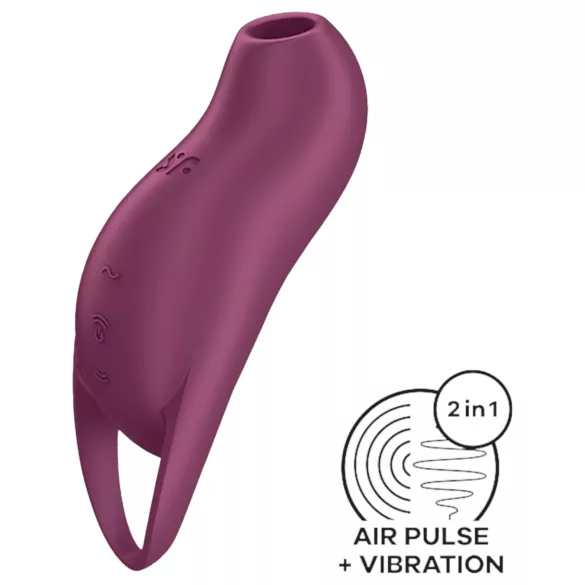 Satisfyer Pocket Pro 1 - uzlādējams, gaisa viļņu klitora stimulators (violets)