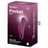 Satisfyer Pocket Pro 1 - akumulatora violets klitora stimulators