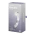 Satisfyer Double Crystal - stikla divpusējs dildo caurspīdīgs